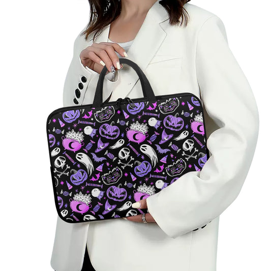 Trick or Treat 2023 Purple Orchid Laptop Sleeve