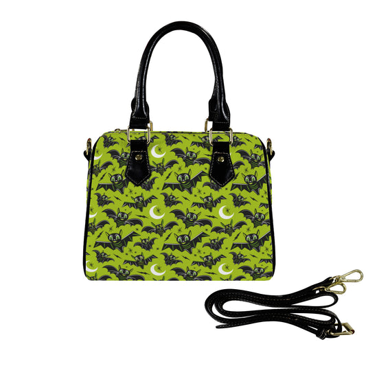 Oh Bats! 22 GRNBLK Boston Handbag Purse