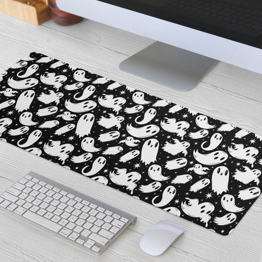 Ghosties 2022 Black and White Gaming Pad Desk Mat