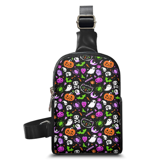 Spooky Cute Halloween BPLO Crossbody Chest Bag Purse