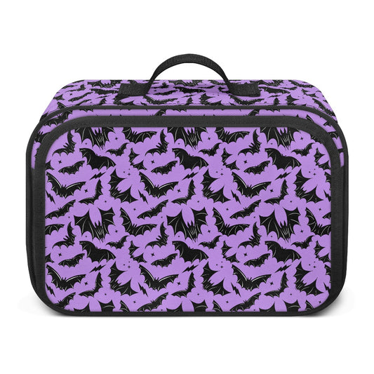 Spooky Gothic Bats Halloween Pastel Goth Utility Travel Shopping Cart Stroller Bag Purse