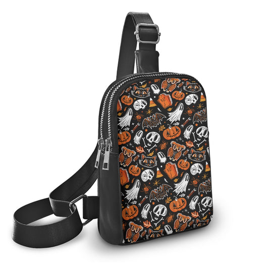 Spooky Everything Halloween BWO Crossbody Chest Bag Purse