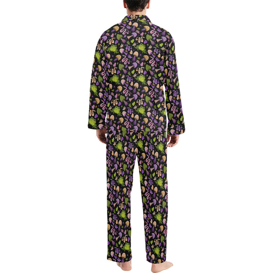 Toad Magick Three Mens and Womens Long Sleeve Pajama Sets No Pockets