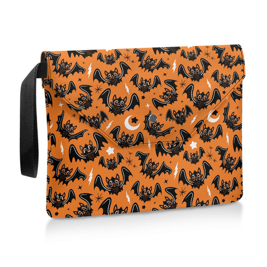 Oh Bats 24 BWO Spooky Gothic Book Kindle Planner Sleeve with Strap