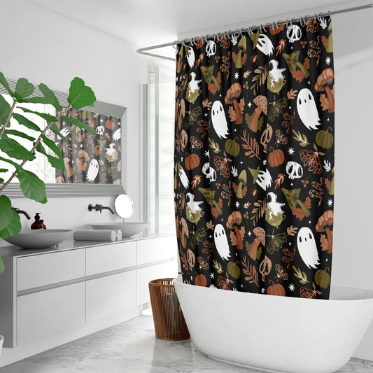 Midnight Magick 2022 Earthy Witchcore Cottagecore Shower Curtain