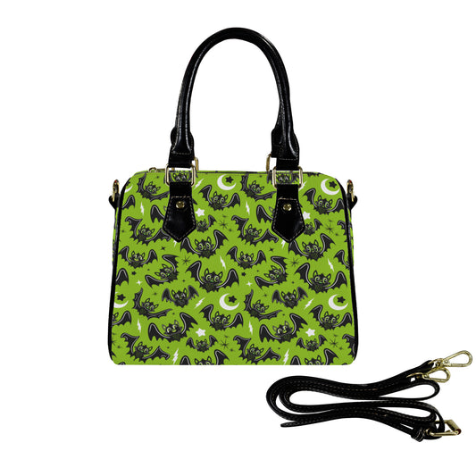 Oh Bats! 24 GRNBLK Boston Handbag Purse