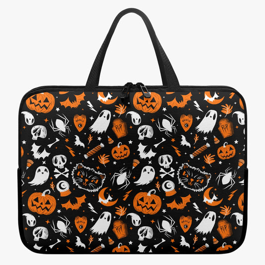 Everything Spooky 2022 Orange Laptop Sleeve