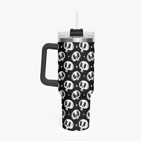 Skully 22 BW 40oz Stainless Tumbler