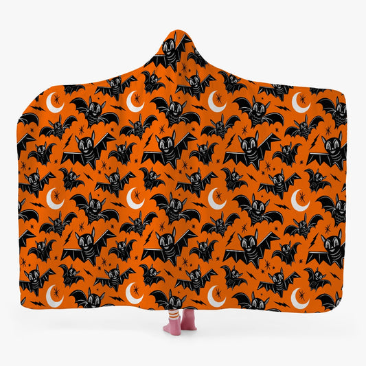 Oh Bats 2023 Orange Hooded Blanket