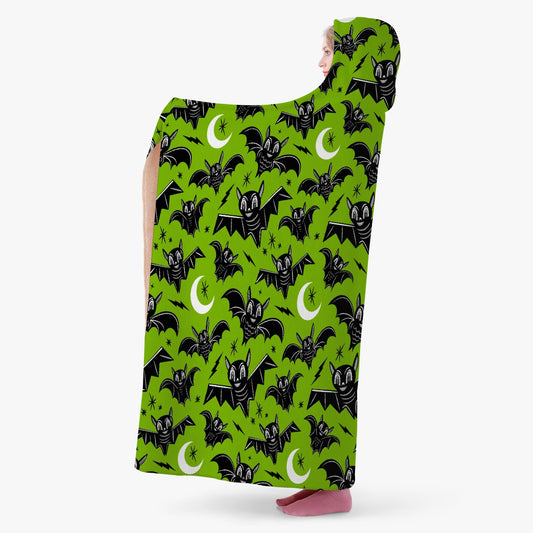 Oh Bats 2023 Green Hooded Blanket