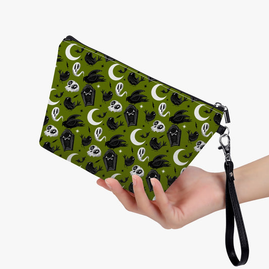 Ravens Hollow 2023 Moss Zipper Sling Cosmetic Bag