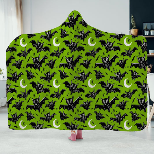 Oh Bats 2023 Green Hooded Blanket