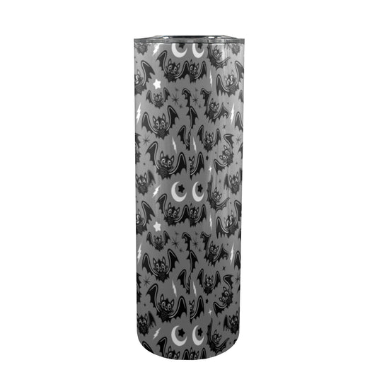 Oh Bats 24 BWGRAY 20oz Skinny Tumbler