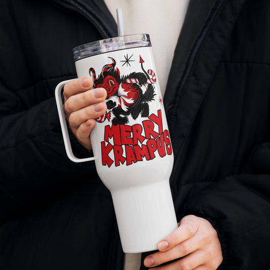 Merry Krampus Travel mug with a handle-25oz or 40oz