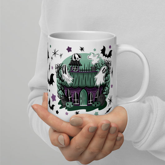 Spooky Season Haunted Cottage One Halloween 20oz Ceramic Mug