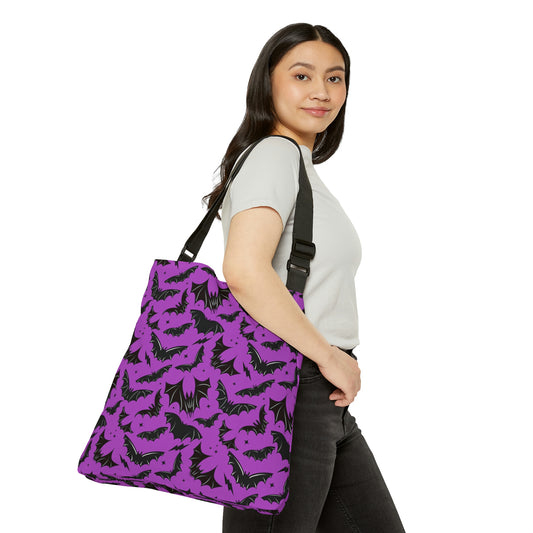 Batty Bats 2023 Orchid Adjustable Tote Bag (AOP)