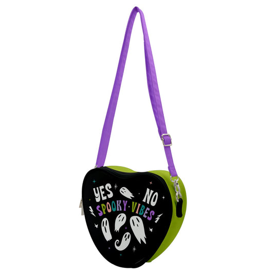 Spooky Vibes Pastel Gradient Planchette Heart Shoulder Bag