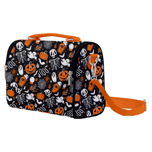 Everything Halloween 2022 Black, White, Orange Satchel Purse