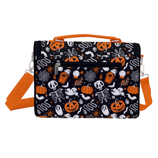 Everything Halloween 2022 Black, White, Orange Satchel Purse