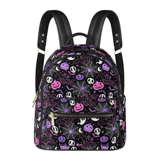 Eek! 2021 Purple, Pink Faux Leather Mini Backpack Purse