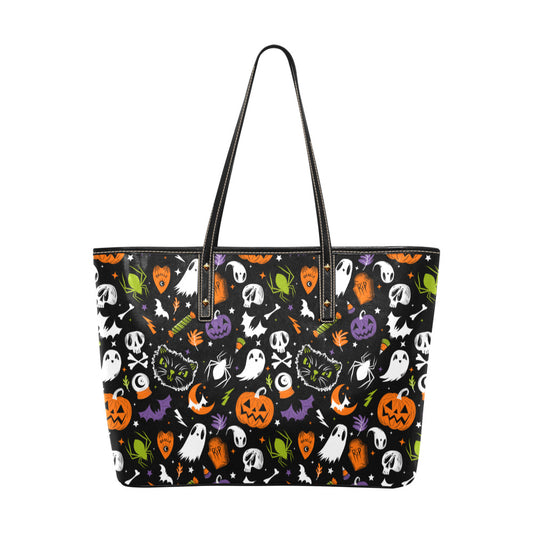 Everything Spooky 2022 Faux Leather Tote Bag