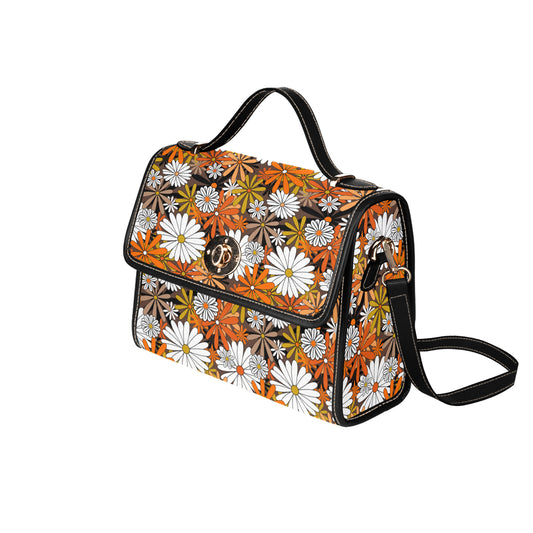 Groovy Flowers 2020 Hippie Boho Satchel Purse