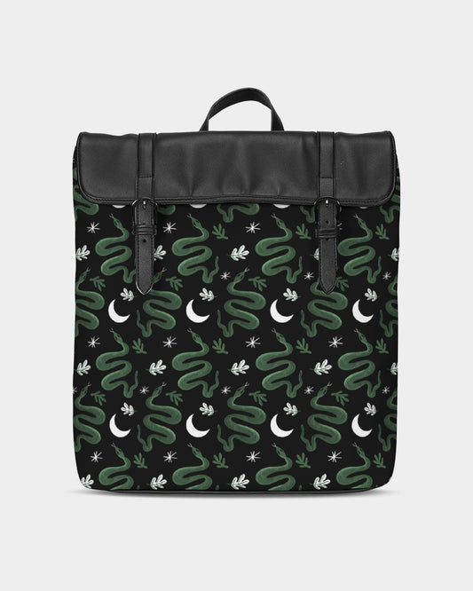 Seprent Moon Sage Green Casual Flap Backpack