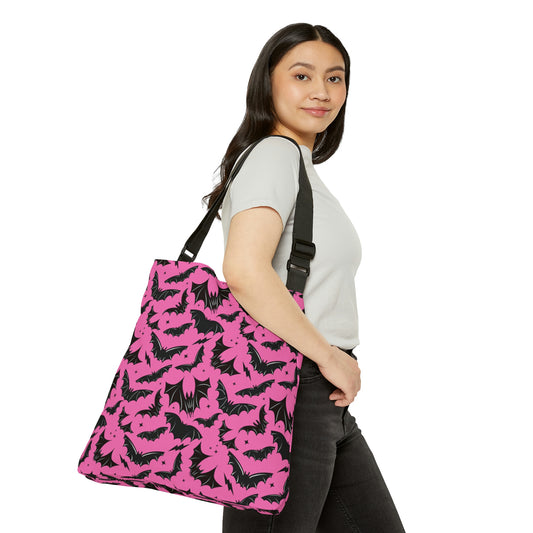 Batty Bats 2023 Bubblegum Adjustable Tote Bag (AOP)