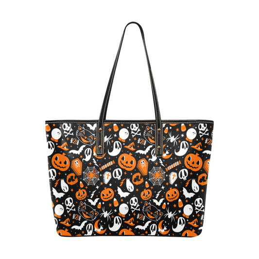 Everything Spooky 2021 Faux Leather Tote Bag