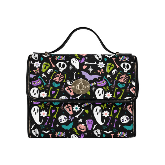 Cotton Candy Creeps Pastel Goth Spooky Satchel Purse