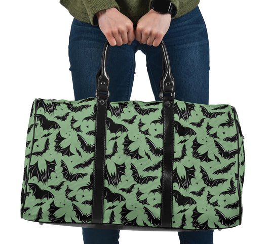 Batty Bats 2023 Sagemint and Black Travel Bag